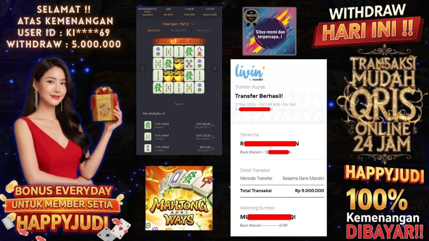 HAPPYJUDI JACKPOT SLOT MAHJONG WAYS 